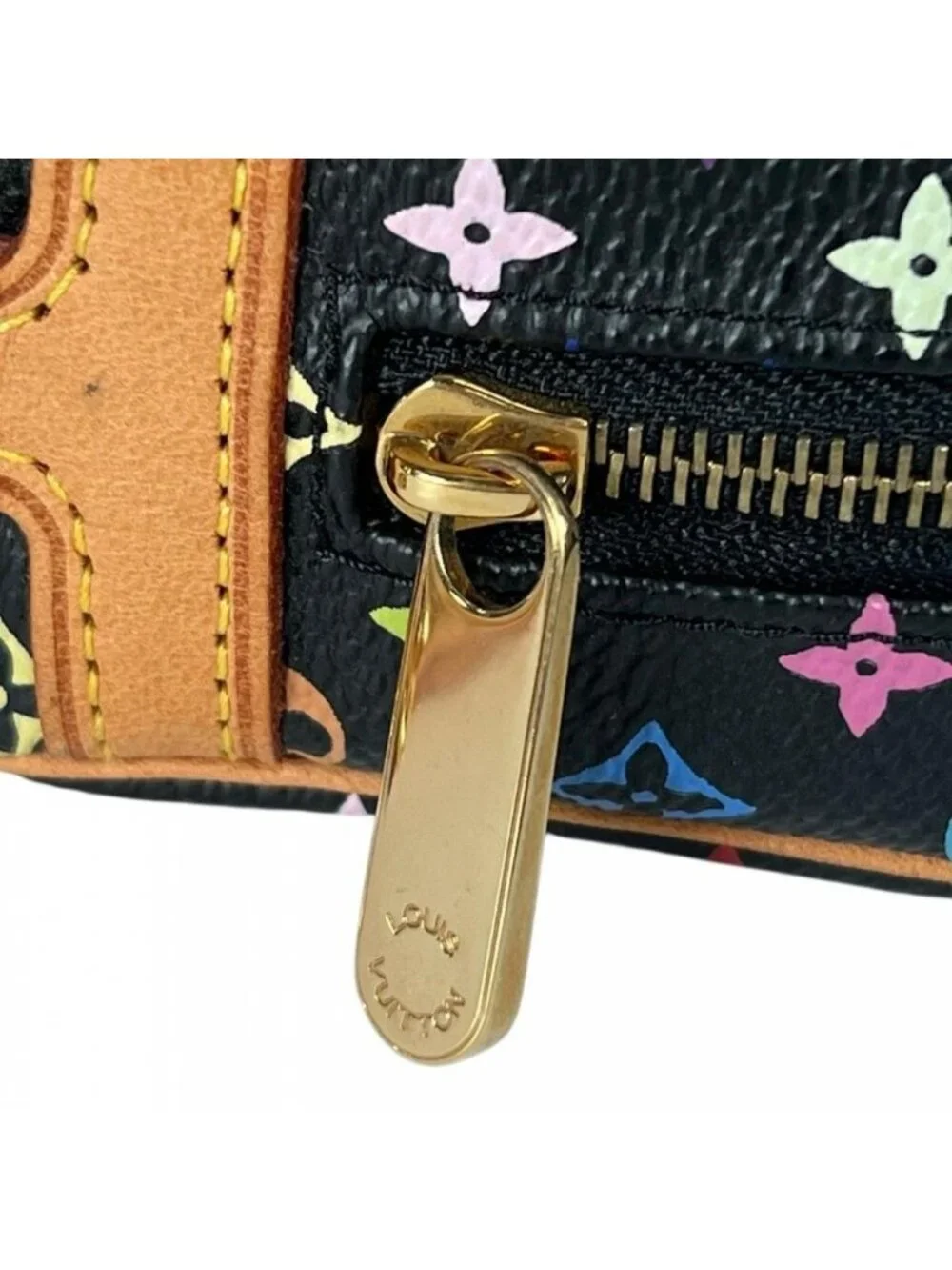 Louis Vuitton Pouch Trousse Wapiti Monogram Multicolor Gold